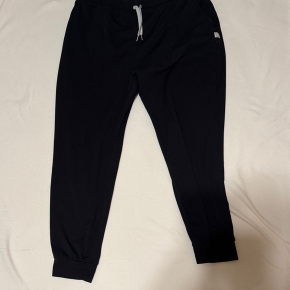 Vuori Pants - Vuori Black Joggers with Gray Drawstring